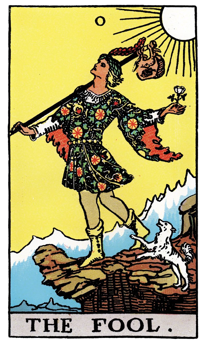 The Fool — William Rider & Sons tarot card