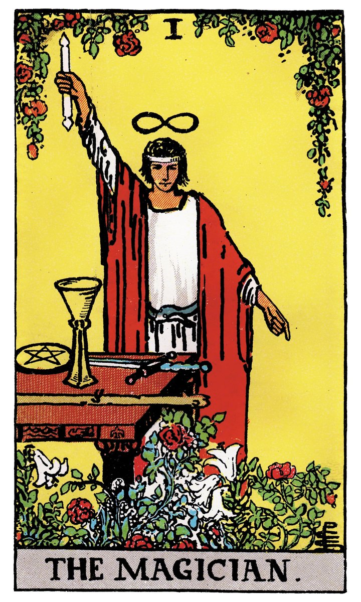The Magician — William Rider & Sons tarot card