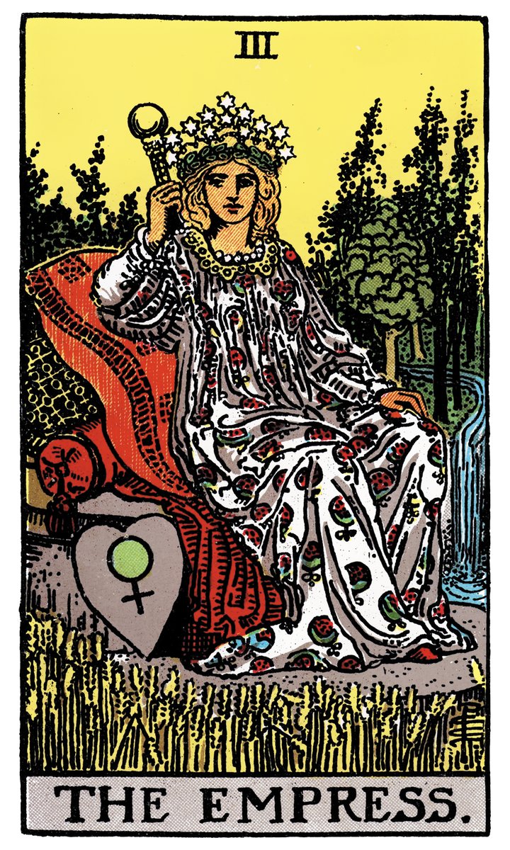 The Empress — William Rider & Sons tarot card
