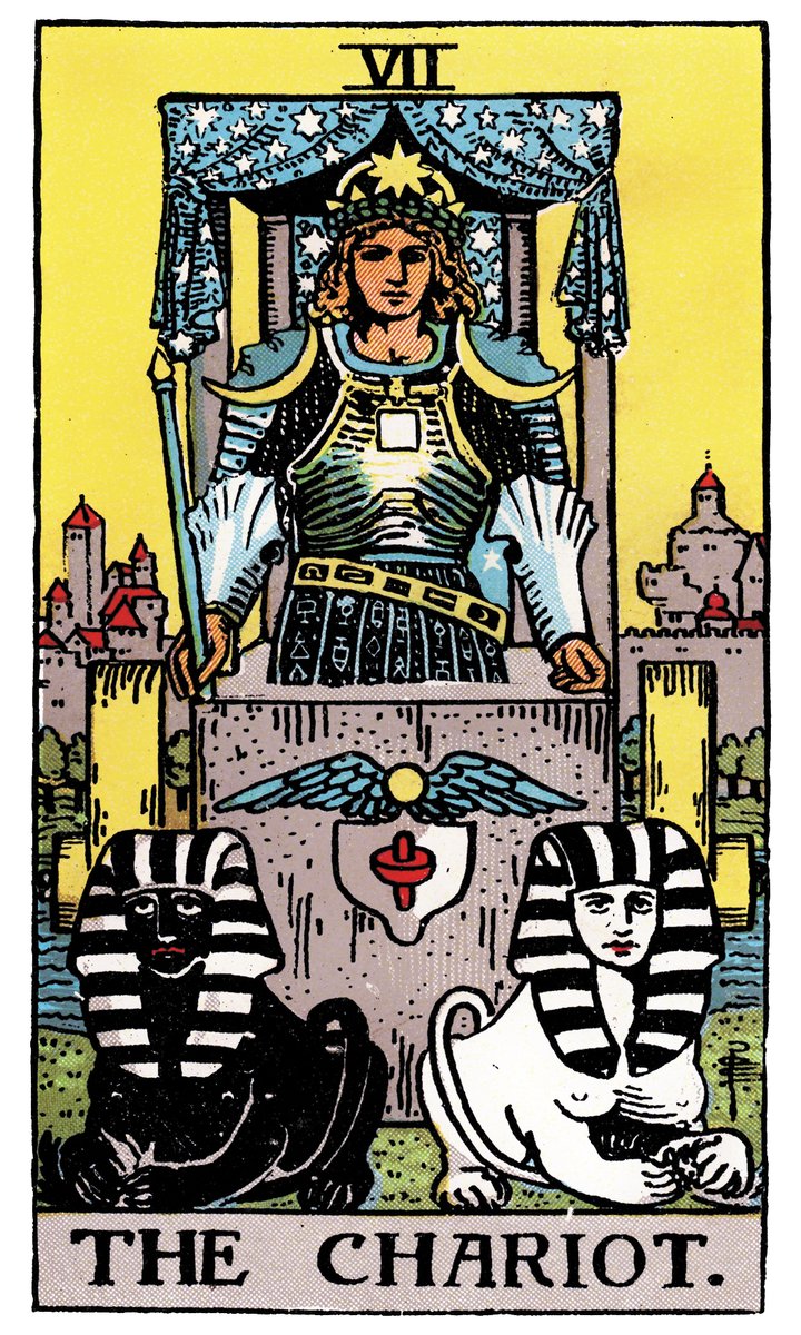The Chariot — William Rider & Sons tarot card