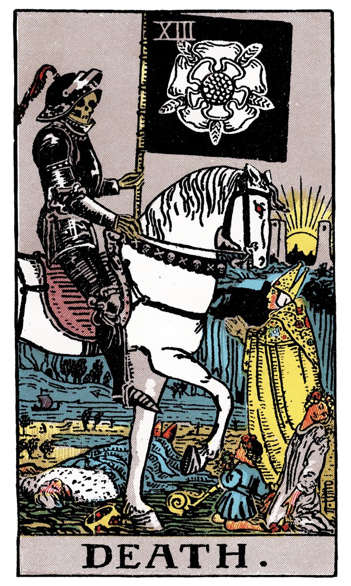 Death — William Rider & Sons tarot card