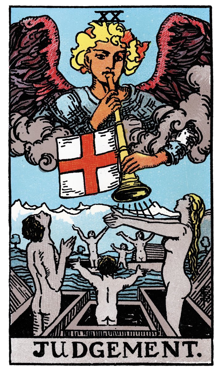 Judgement — William Rider & Sons tarot card